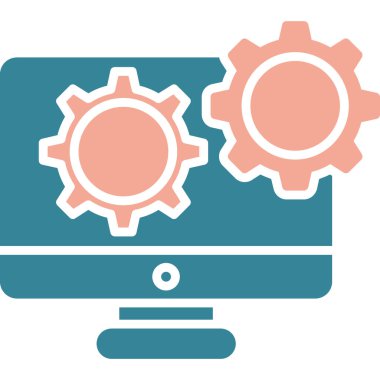 Ayarlar. Web simgesi basit tasarım