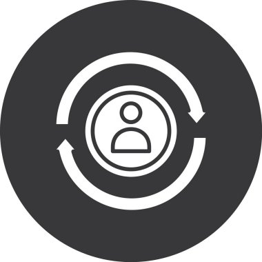 İş ve finans simgesinin vektör illüstrasyonu