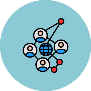 seo modern simgesinin vektör illüstrasyonu