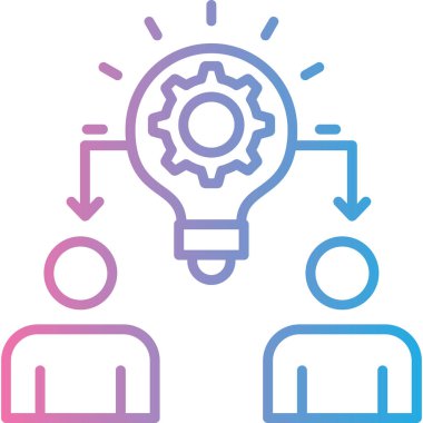 İş kavramının vektör illüstrasyonu
