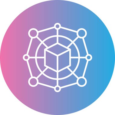 Modern simgenin vektör illüstrasyonu