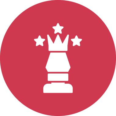 Ödül kupa simgesi rozet stili