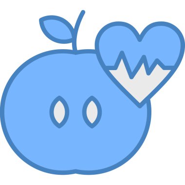 Meyve. Web simgesi basit illüstrasyon