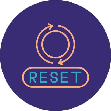 düğme simgesi, vektör çizimi