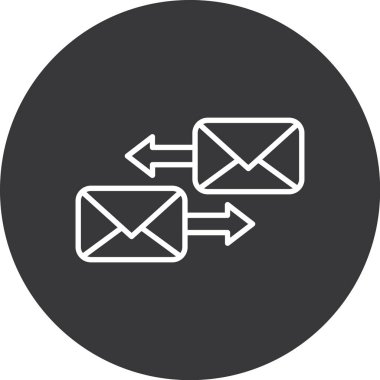 mail icon vector isolated on white background for your web and mobile app design, envelope logo concept