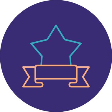 Yıldız. Web simgesi basit illüstrasyon