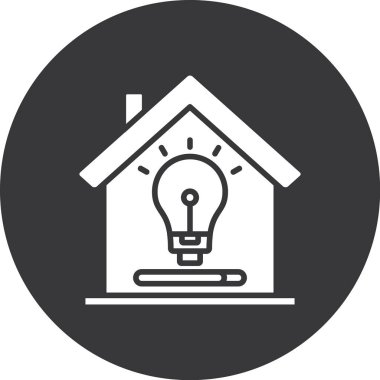 Modern Ev 'in Vektör İllüstrasyonu