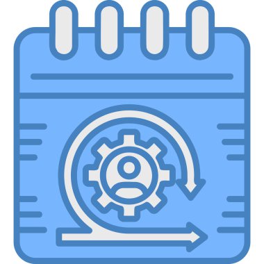 dişli simgesi vektör illüstrasyonu