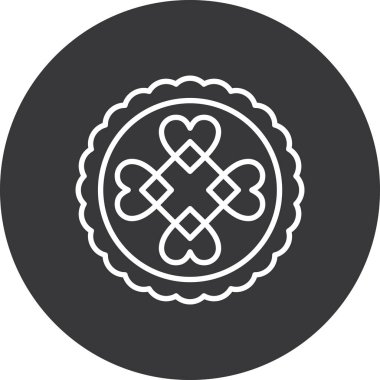 vektör çizim çiçek çelenk