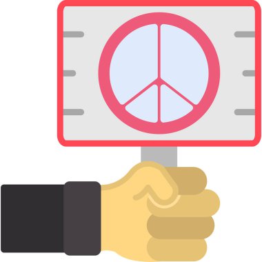 el simgesi, vektör illüstrasyonu