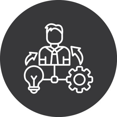 vektör çizim tasarım iş simgesinin