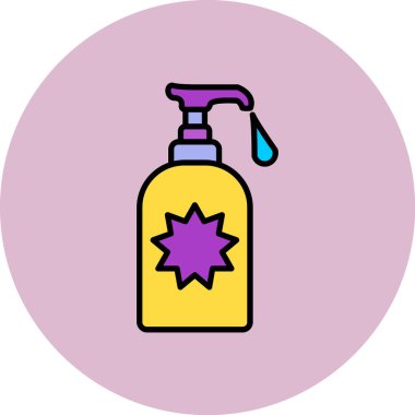 sabun. Web simgesi basit illüstrasyon