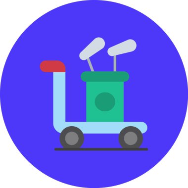 Golf simgesi. vektör çizim