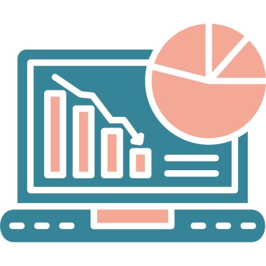 Grafik vektör simgesi modern basit vektör illüstrasyonu