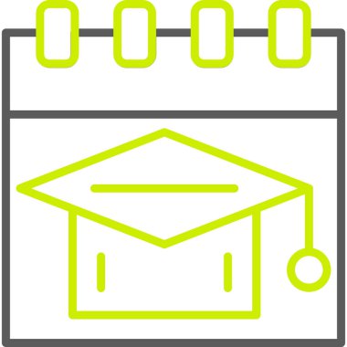 mezuniyet kapsülü vektör tasarımı