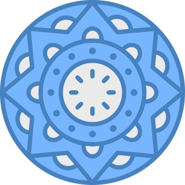 Mavi ve beyaz arkaplanın vektör çizimi