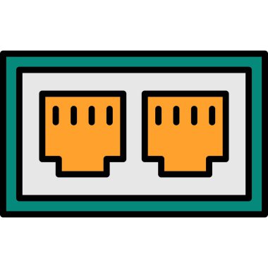 Renk web vektör simgesi