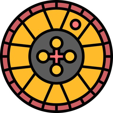 Kumarhane çipleri, illüstrasyon, vektör, beyaz arkaplan.