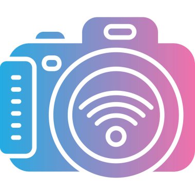 kamera simgesi vektör illüstrasyonu