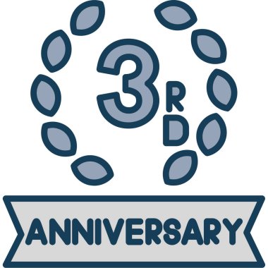 Kurdeleli 3. yıl dönümü rozeti.