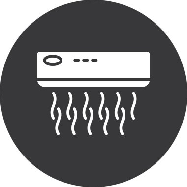 Klima vektör simgesi modern basit