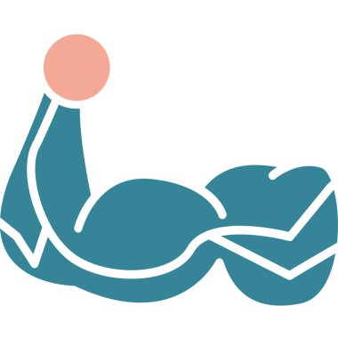 Küçük kız, beyaz arka planda illüstrasyon, vektör..