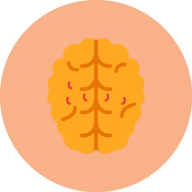 İnsan anatomisi düz simge, vektör, illüstrasyon