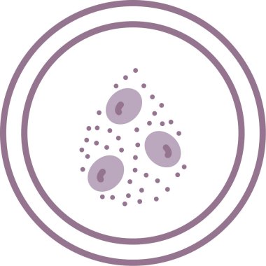 Eşsiz Tabak Vektör Satırı Simgesi