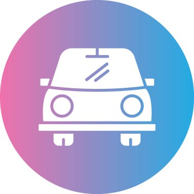 araba vektör simgesi modern basit illüstrasyon