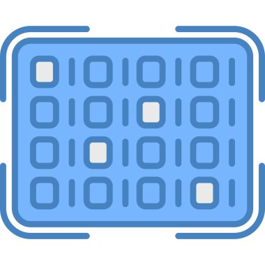 cpu icon, vector illustration simple design