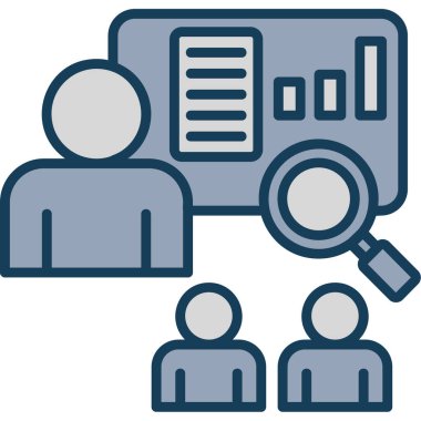 iş simgesi vektör illüstrasyonu