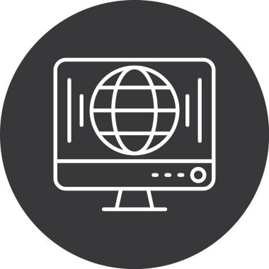 seo modern simgesinin vektör illüstrasyonu