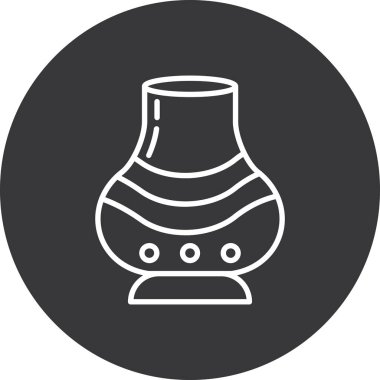 Modern simgenin vektör illüstrasyonu