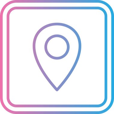 Harita işaretleyici. Basit resimleme