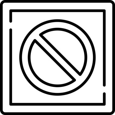 Herhangi bir işareti vektör simge