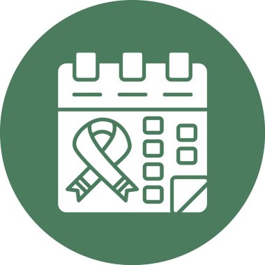 Takvim simgesi. Web ve mobil takvim vektör simgelerinin özet çizimi