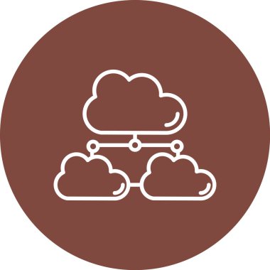 vektör Bulut simgesi illüstrasyonu