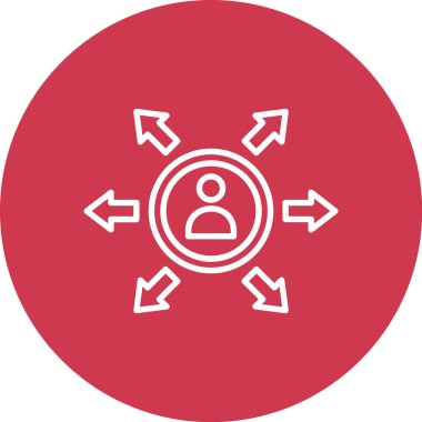 Seo simgesinin vektör illüstrasyonu