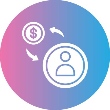 İş simgesinin vektör illüstrasyonu