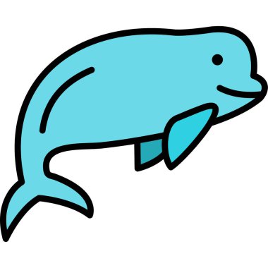 Beyaz arkaplanda güzel bir mavi balina resmi var.