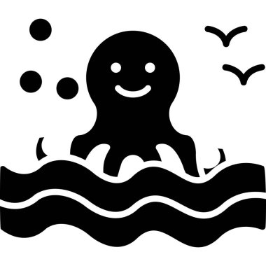 Hayalet simgesi, vektör illüstrasyonu