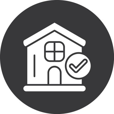 Ev simgesi vektör illüstrasyonu