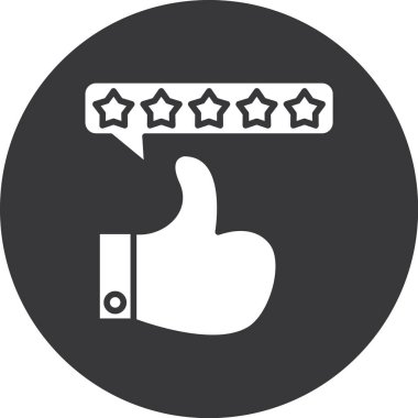 yıldız derecelendirme vektörü simgesi