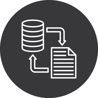 veri analiz vektörü simgesi