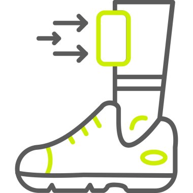 Modern simgenin vektör illüstrasyonu