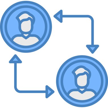 iş simgesi vektör illüstrasyonu