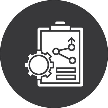 Veri analizi vektör illüstrasyonu