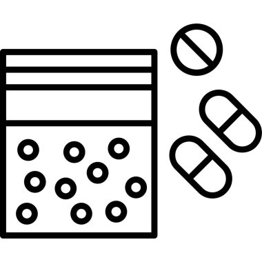 Haplar web simgesi. Basit resimleme