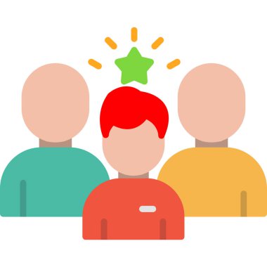 insanlar simge vektör illüstrasyonu