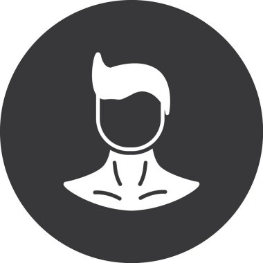 Sakallı adamın vektör çizimi